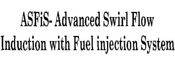 Asfis- Advanced Swirl Flow Induction With Fuel Injection System (logo) Device mark 2251433 Trademark
