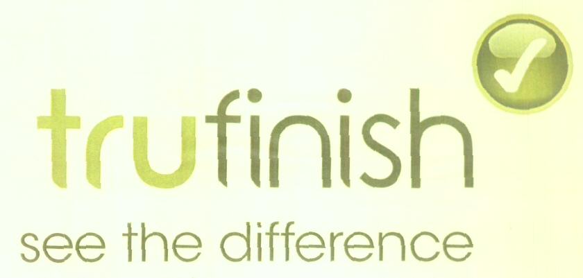 Trufinish (label) Device mark 1623794 Trademark