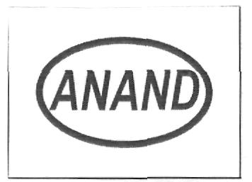Anand (label) Device mark 2259493 Trademark
