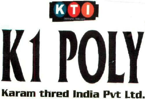 K1 Poly Karam Thred India Pvt. Ltd. Device mark 1989011 Trademark