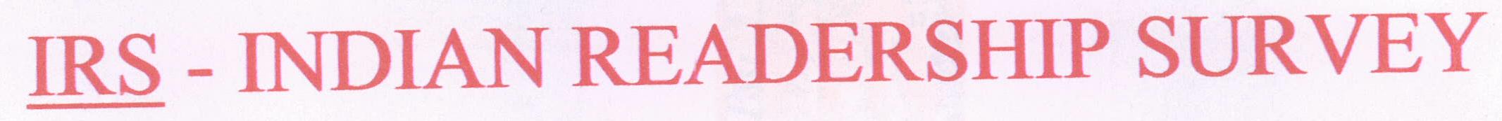 Irs- Indian Readership Survey Device mark 1990590 Trademark
