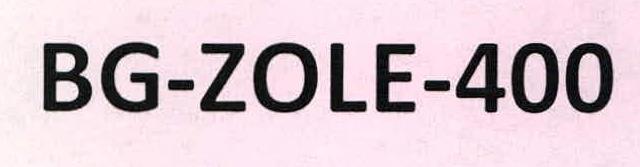 Bg-zole-400 Device mark 2249465 Trademark