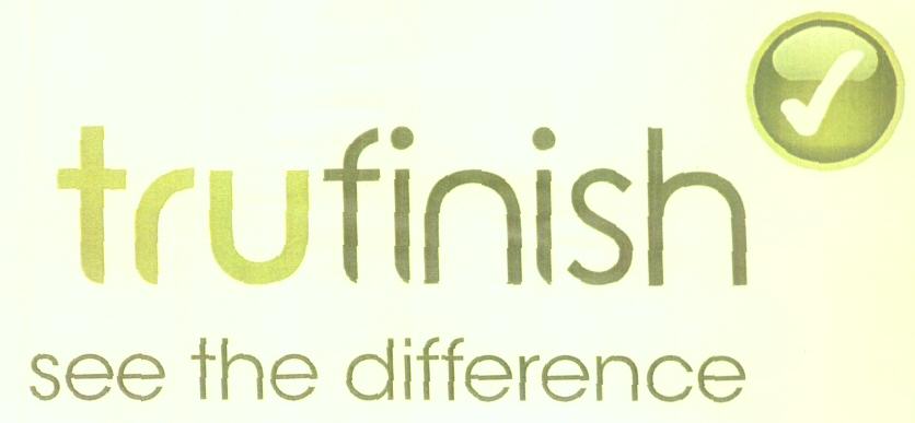 Trufinish (label) Device mark 1623795 Trademark
