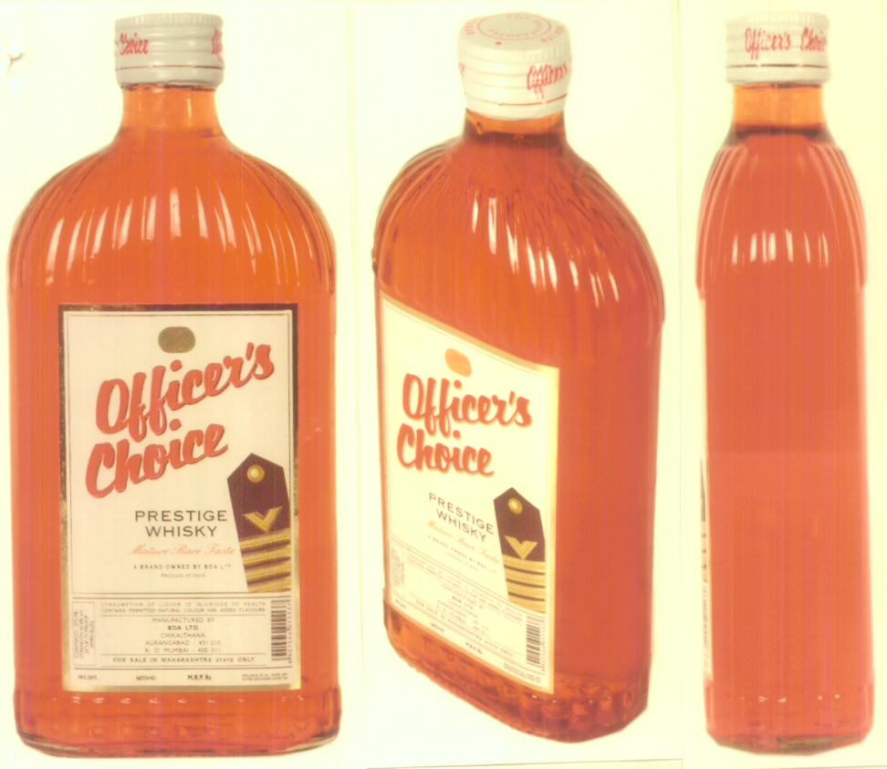 Officer`s Choice (device Of Bootal) Device mark 1623358 Trademark