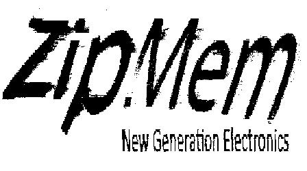 Zipmem New Generation Electronics (logo) Device mark 2144310 Trademark