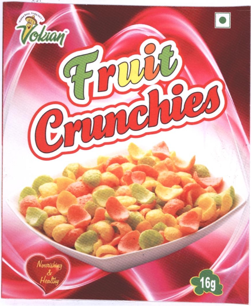 Vokian Fruit Crunchies Device mark 2183158 Trademark