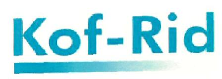 Kof - Rid (label) Device mark 2361864 Trademark