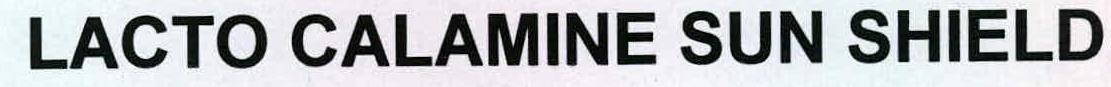 Lacto Calamine Sun Shield Device mark 2222360 Trademark