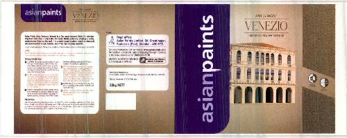 Asianpaints Venezio (device Of Building) Device mark 2398751 Trademark