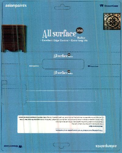 Asianpaints All Surface 350 Roller Device mark 2398765 Trademark