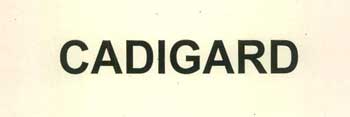 Cadigard Device mark 2422983 Trademark