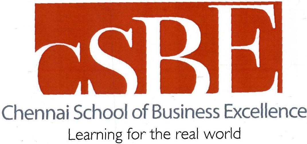 Csbe Chennai School Of Business Excellence Learning For The Real World Device mark 2455674 Trademark