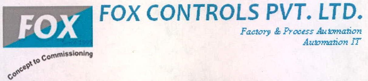 Fox Controls Pvt. Ltd. Device mark 2228892 Trademark
