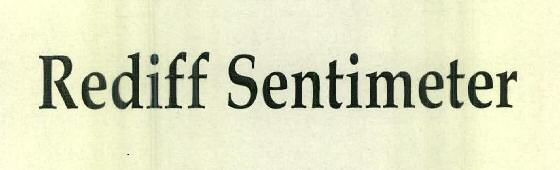 Rediff Sentimeter Device mark 2454517 Trademark