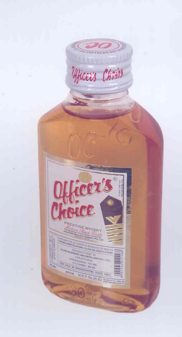 Officers Choice (label) Device mark 1739858 Trademark
