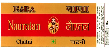Baba Nauratan Chatni With Label Device mark 1747677 Trademark