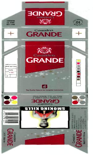 Cavanders Grande (label) Device mark 2283417 Trademark