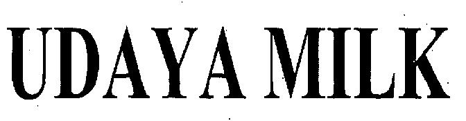 Udaya Milk (device) Device mark 2258965 Trademark