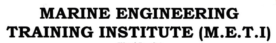 Marine Engineering Training Institute (m.e.t.i) Device mark 2530910 Trademark
