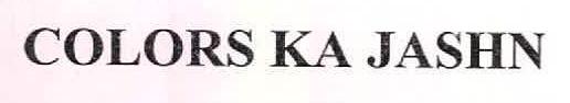 Colors Ka Jashn Device mark 2500080 Trademark