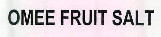 Omee Fruit Salt Device mark 2538316 Trademark