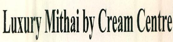 Luxury Mithai By Cream Centre Device mark 2509014 Trademark