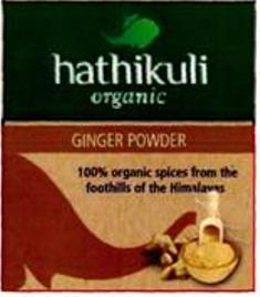 Hathikuli Organic Ginger Powder (device) Device mark 2554128 Trademark