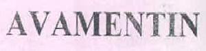 Avamentin Device mark 2554660 Trademark