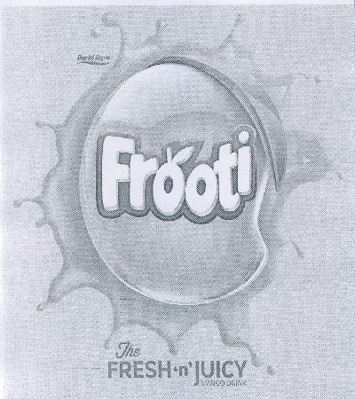 Parle Agro Frooti The Fresh 'n' Juicy Mango Drink (device Of Mango) Device mark 2313439 Trademark
