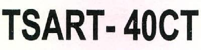 Tsart- 40ct Device mark 2585781 Trademark