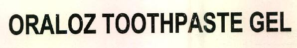 Oraloz Toothpaste Gel Device mark 2595882 Trademark