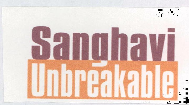 Sanghavi Unbreakable Device mark 2183441 Trademark