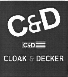 C&d Cloak & Decker (label) Device mark 2647851 Trademark