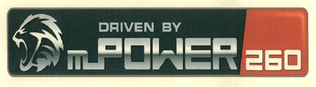 Driven By M Power 260 Device mark 2633870 Trademark