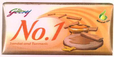 Godrej No.1 Sandal And Termeric Device mark 2663185 Trademark