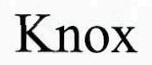 Knox Device mark 2632578 Trademark
