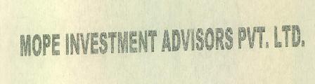 Mope Investment Advisors Pvt. Ltd. Device mark 2710225 Trademark