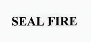 Seal Fire Device mark 2819736 Trademark