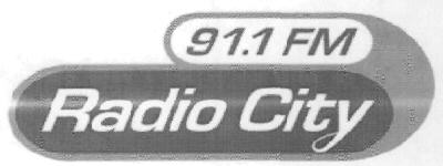 91.1 Fm Radio City Device mark 2858155 Trademark