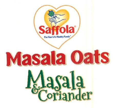 Saffola Masala Oats Masala & Coriander Device mark 2555307 Trademark