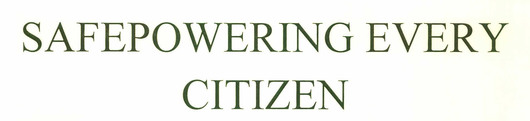 Safepowering Every Citizen Device mark 2939105 Trademark