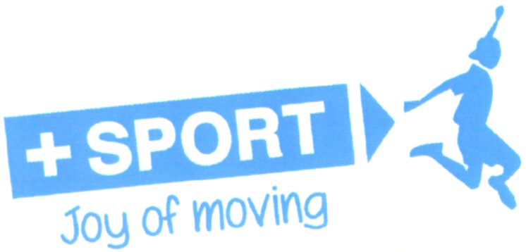 + Sport Joy Of Moving (with Device Of Man) Device mark 2936424 Trademark