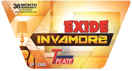 Exide Invamore Tplate Ip 1000 Device mark 2914513 Trademark