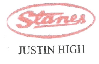 Stanes Justin High Device mark 2945842 Trademark