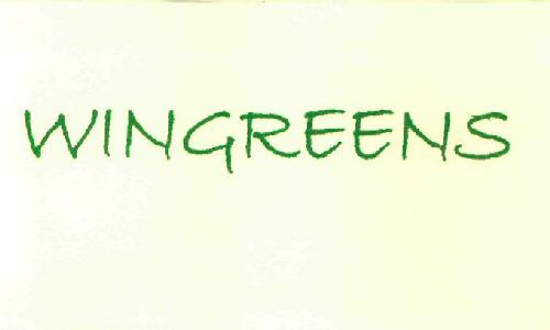 Wingreens (label) Device mark 2727934 Trademark