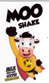 Moo Shake, Milk Just Got Sooper, M (monogram) (device) Device mark 2922012 Trademark