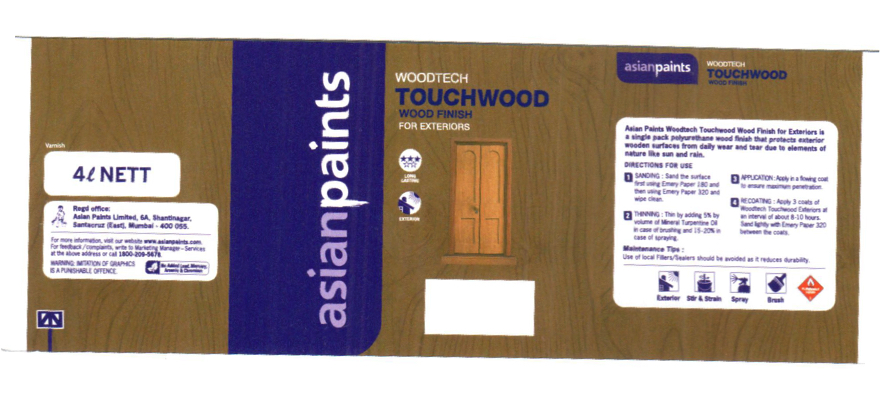 Woodtech Touchwood Exteriors Device mark 2985783 Trademark