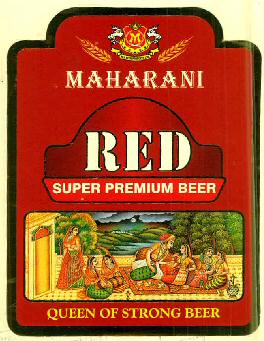 Maharani Red Super Premium Beer Device mark 2812517 Trademark