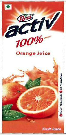 Active 100% Orange Juice Device mark 3099441 Trademark