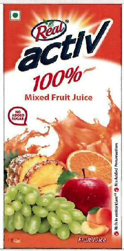 Real Active 100% Mixed Fruit Juice Device mark 3099443 Trademark